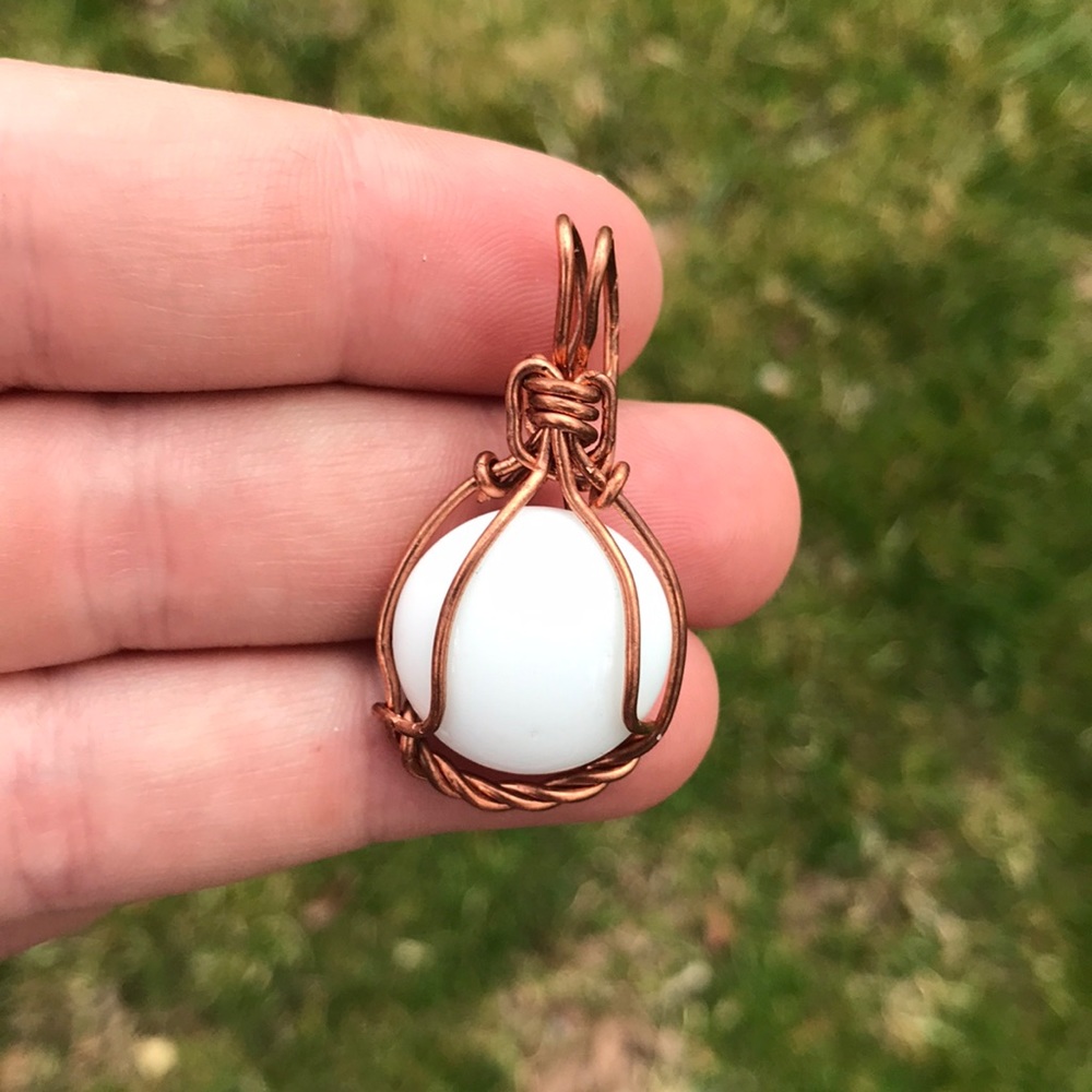 Glass pendant
